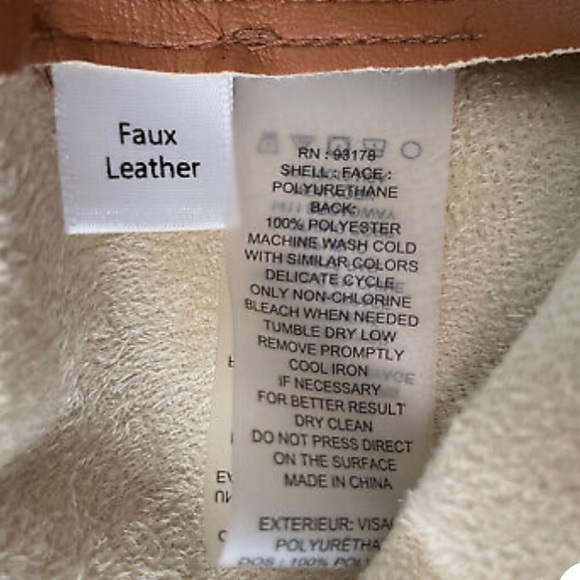 NWT Elie Tahari Faux leather pant - Picture 4 of 5